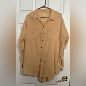 Free People Long Sleeve Button Down - Small